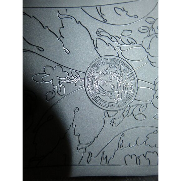 Versace Black with Gold Medusa Palazzo Slides Sandals sz 37 BRAND NEW WITH TAGS - Picture 11 of 15